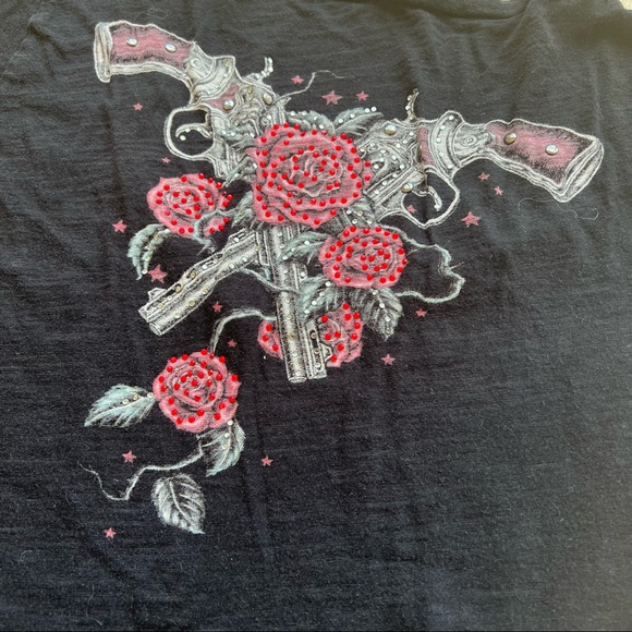 Rock & Rose crystal graphic tee - Picture 3 of 9